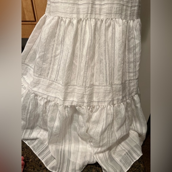 Milk white halter top dress - Picture 3 of 4